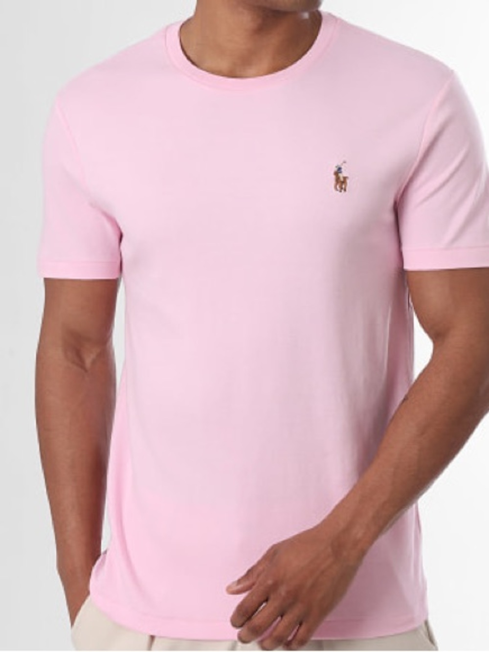 Ralph Lauren Pink Crew Neck Short Sleeve Tee